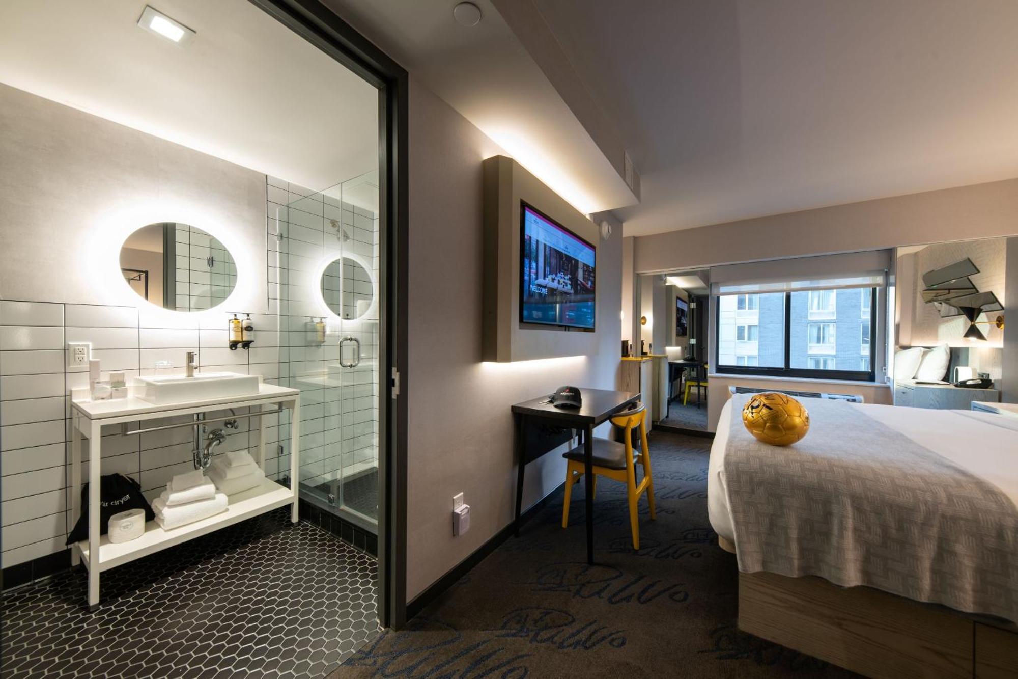 ホテル Pestana Cr7 Times Square ニューヨーク 部屋 写真